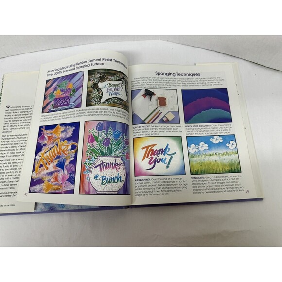Book- The Great Rubber Stamp Book: Designing Making Using Greeting Cards… - Picture 6 of 12